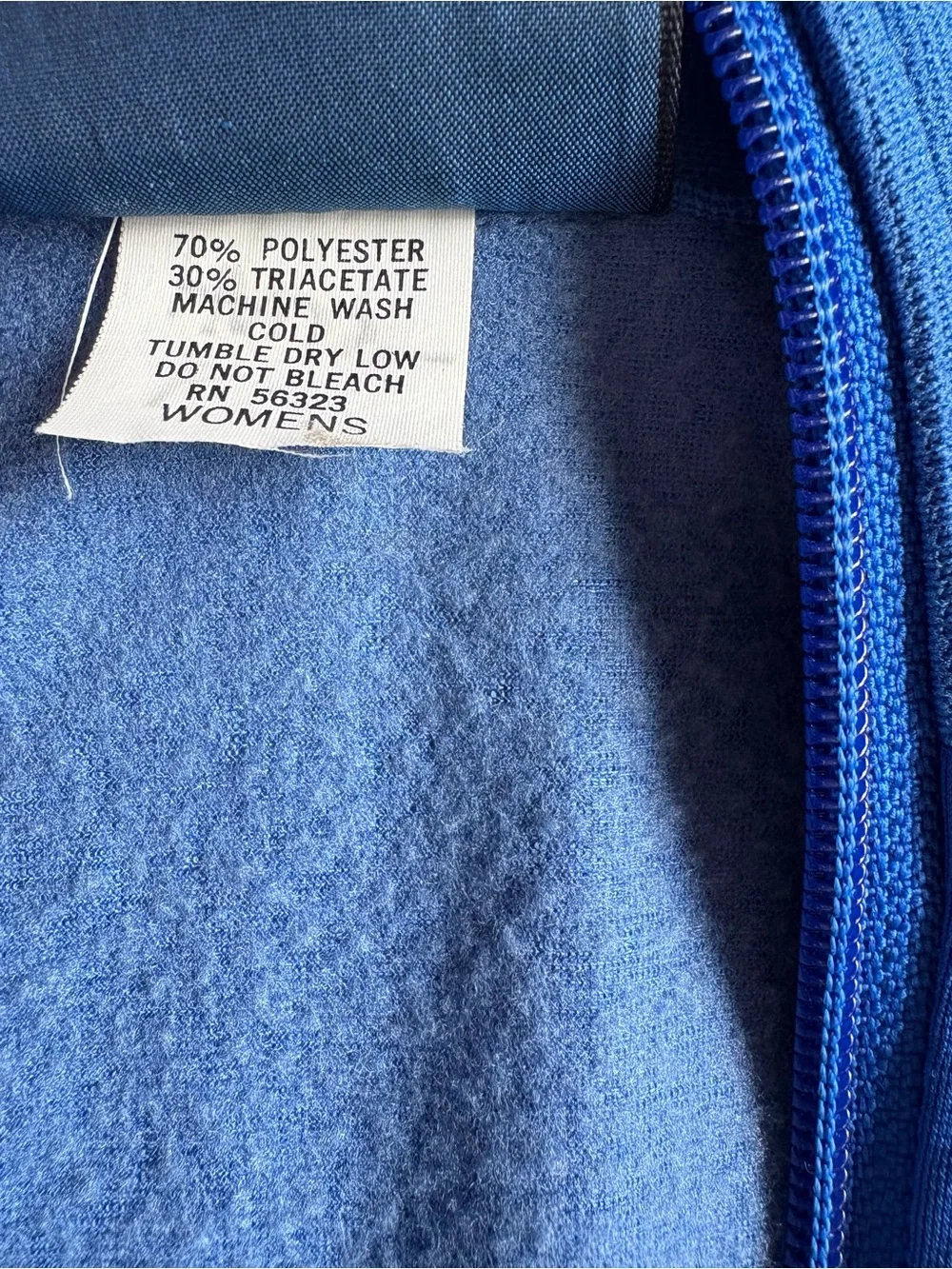 Vintage 1980s Women Nike Royal Blue Track Jacket